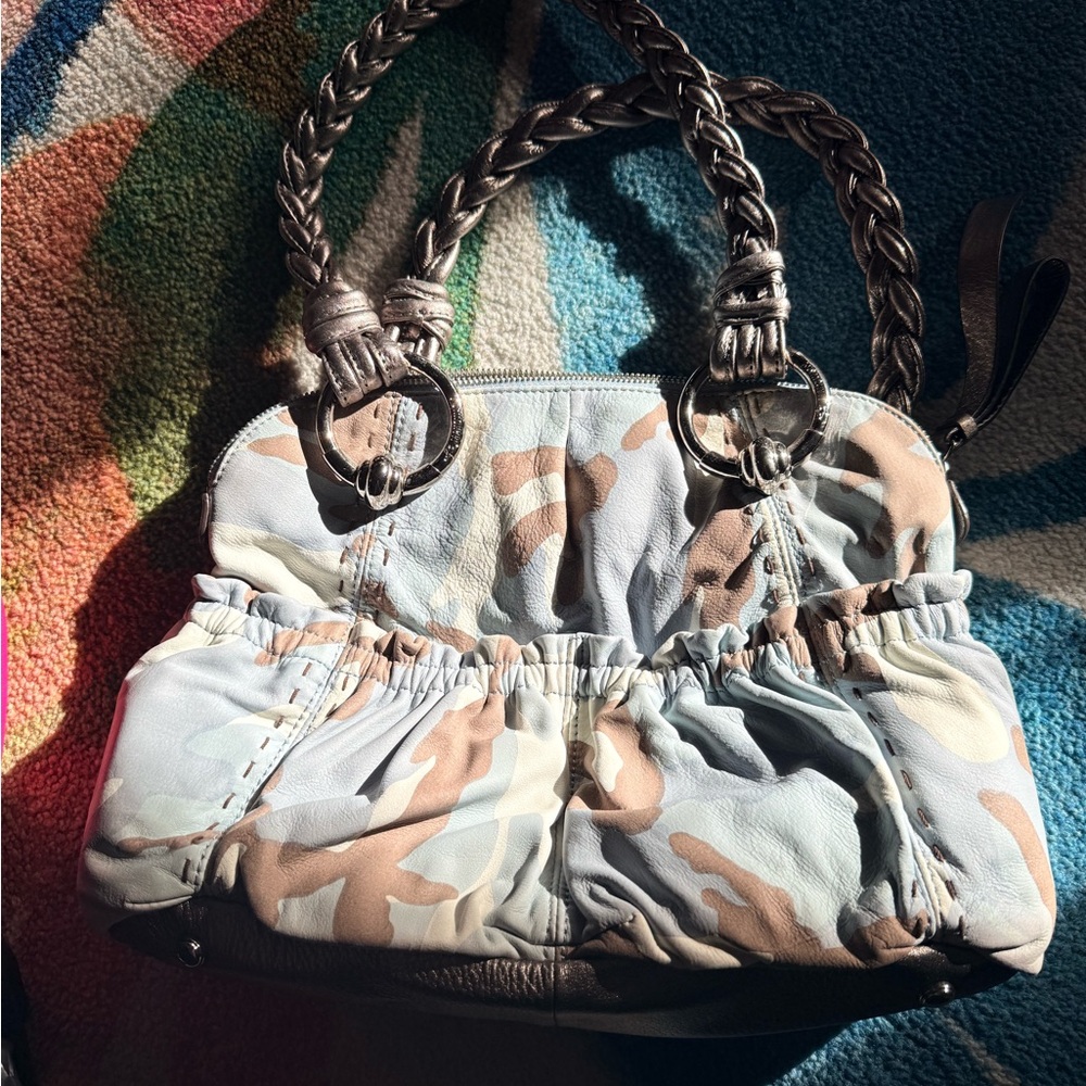 B. Makowsky Camouflage Shoulder Bag